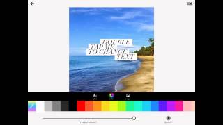 Word Swag Tutorial: "Text over Picture" - App for iPad/iPhone - Create Amazing Memes and Quotes screenshot 5