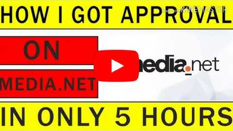How I Got Approval On Media.net in 5 Hours With PROOF  | 2019