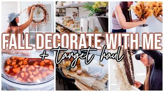 2022 FALL DECORATE WITH ME | TARGET HAUL & SHOP WITH ME | MORE WITH MORROWS