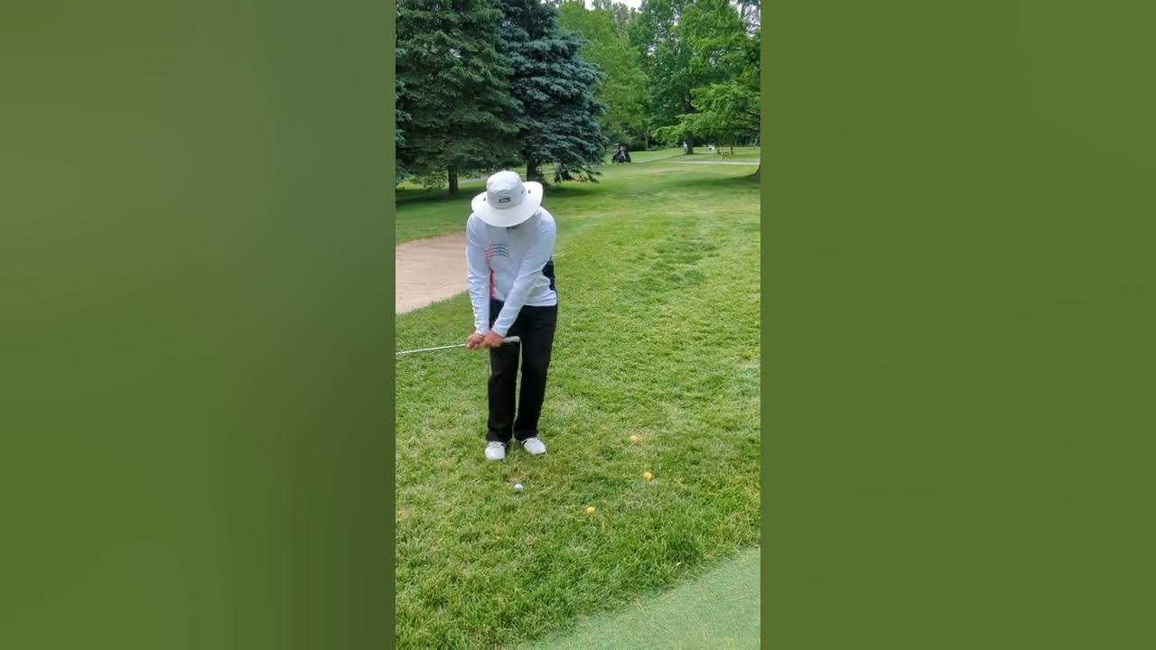 golf lesson chipping with more loft. Kevin Chin golf YouTube