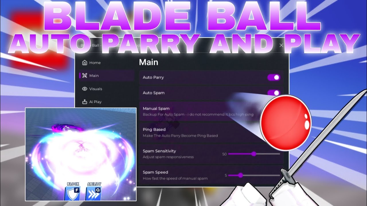 [UPD] Blade Ball Auto Parry & Play Script (Auto Farm Wins) - Roblox ...