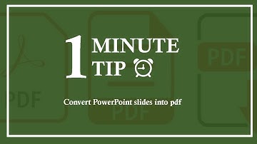 How to Convert a PowerPoint File to a PDF in Seconds