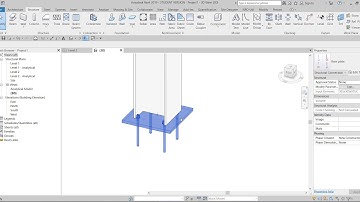Bài 1 : Hướng dẫn tạo cột thép và mối nối chân cột trong mô hình nhà thép sử dụng Revit.
