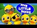 Lima bebek kecil sajak | Lagu Anak | lagu bayi | Five Little Ducks | Rhymes For Childrens