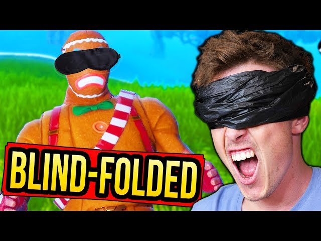 WINNING Fortnite BLIND Challenge!