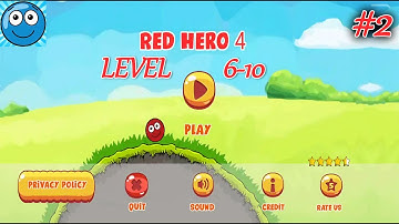 Red hero 4 Speedgameplay Part #2 Level 6-10 (iOS, Android)