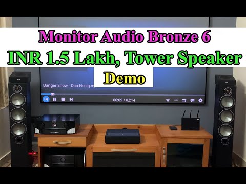 Monitor Audio Bronze 6 Floorstanding Speaker - Initial impression with sound Demo.