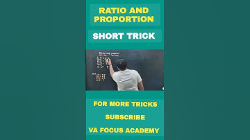 #RATIO AND PROPORTION TRICKS