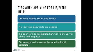 Extra Help and Medicare Savings Program