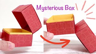 折り紙 遊べる不思議な箱を作ってみた作り方/How to make a mysterious box to play with origami.paper craft.DIY.paper toy.