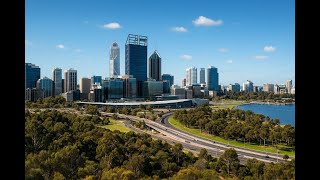 🌅 Perth, Australia | A Stunning Aerial Tour of the Western Capital 🏙️✨