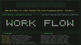 Deep Work Music for a Neon Terminal Flow State Programming Sprint – Focused Coding Session Net Worth