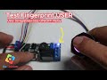 Demo penggunaan modul kontrol K202+ R503 fingerprint sensor by HwThinker