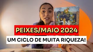 ♓️PEIXES/MAIO24 - Fim da Escassez e Limitação! Um Clarão Se Abrirá Na Sua Vida!