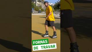 Como Travar com Patins em Linha - Número 4: Virar #shorts #patins
