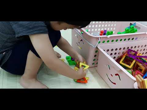 아기 블럭 놀이