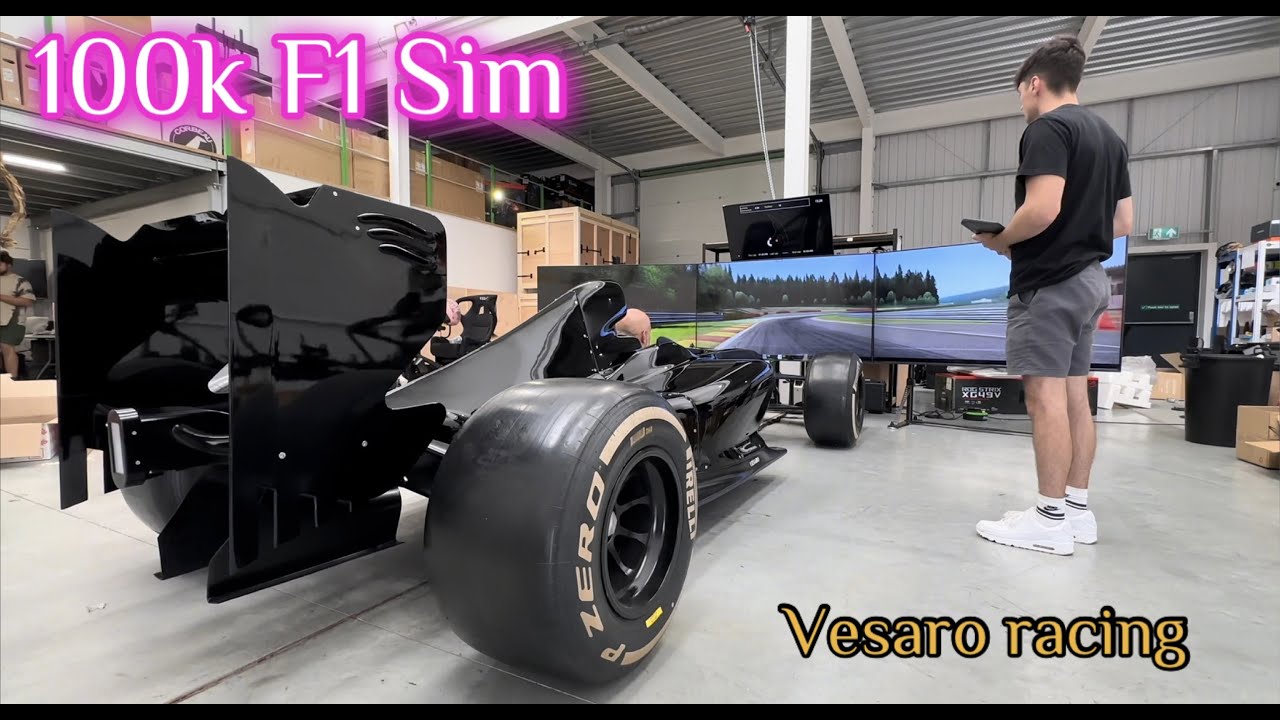 £100k F1 race simulator - Uncut - YouTube