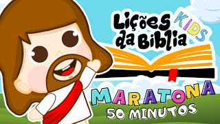 50 min de Desenho Bíblico - MARATONA DESENHOS BÍBLICOS