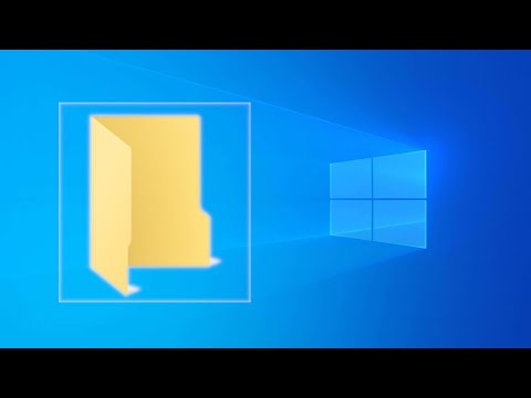Video: Bagaimana Anda membuat folder di desktop Anda?