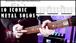 10 Iconic Metal Guitar Solos | With Tabs