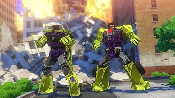 Fighting The Constructicons - TRANSFORMERS: Devastation