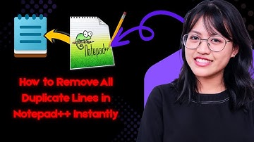 Remove ALL Duplicate Lines in Notepad++ Instantly (TextFX & Plugin Methods)