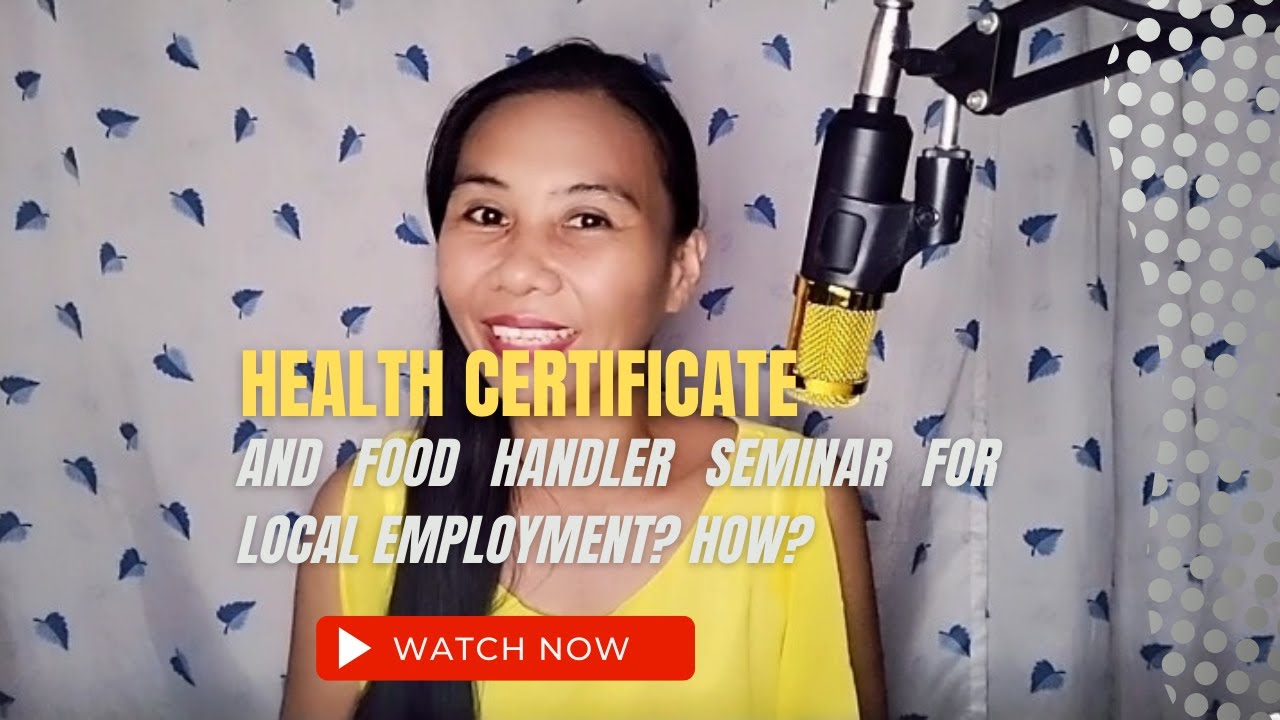 PAANO KUMUHA NG HEALTH CERTIFICATE?|Johnrizecarl Vlog - YouTube