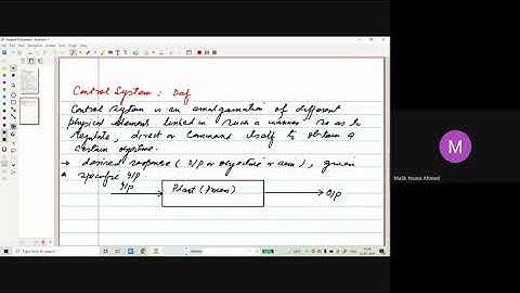 LEC 01 INTRODUCTION TO CONTROL SYSTEM