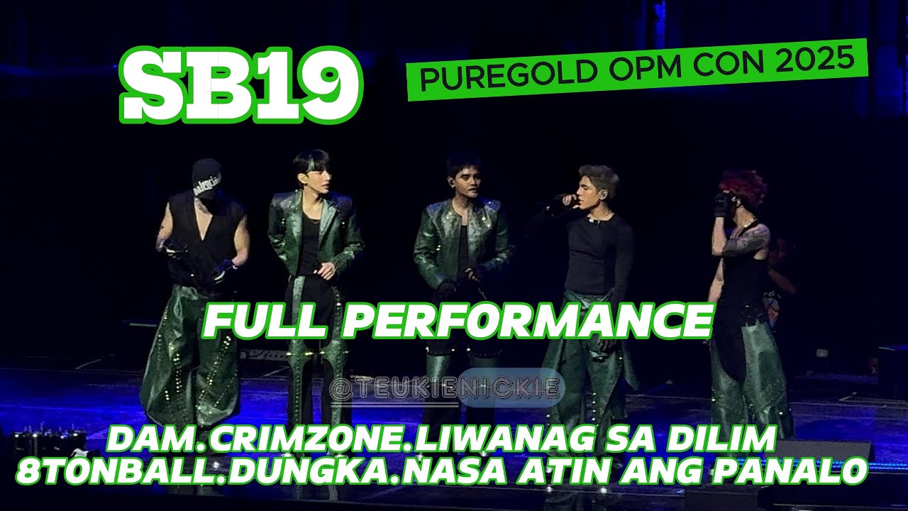 [4K] ENG CC - SB19 at PUREGOLD OPM CONCERT 2025 FULL PERFORMANCE ...