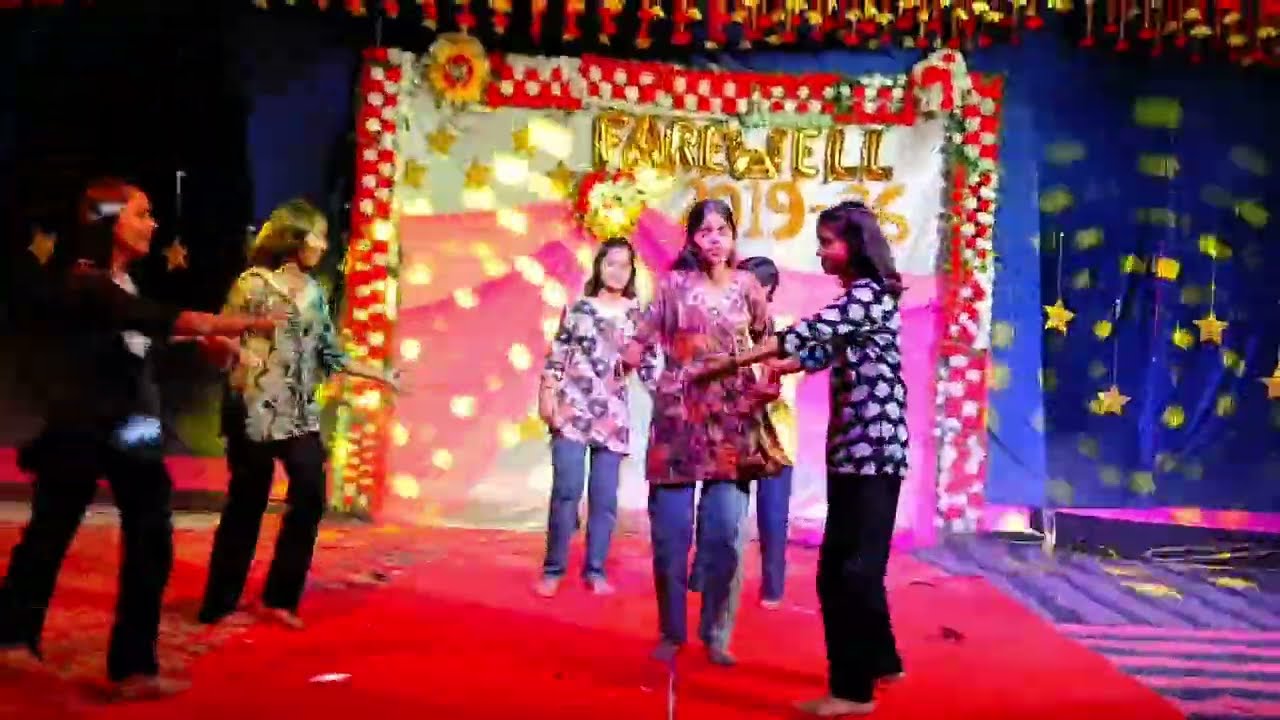 Dance performance on Farewell party 