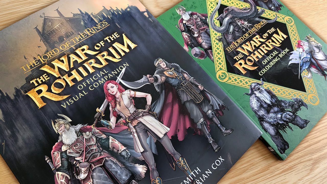 War of the Rohirrim visual companion & colouring book The Lord of the Rings