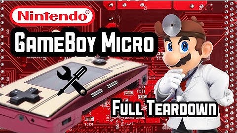 Gameboy Micro Full Teardown