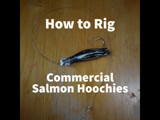 Commercial Salmon Trolling Hoochie Rig 