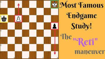 One of the Most Famous Endgame Study | Richard Reti | The Reti Maneuver | Famous Chess Composition