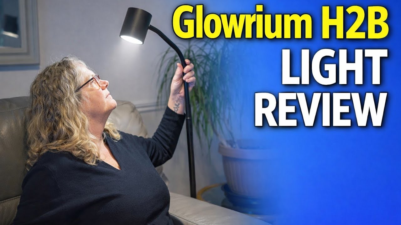 Glowrium H2B: Удивительный светильник для чтения, комнаты и работы.