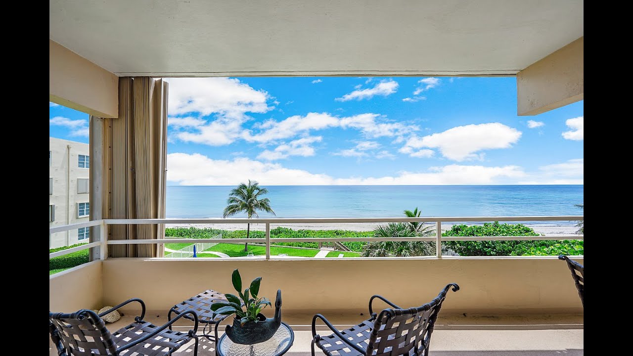 Direct Oceanfront Condo 2701 S Ocean Blvd 38 Highland Beach FL I The