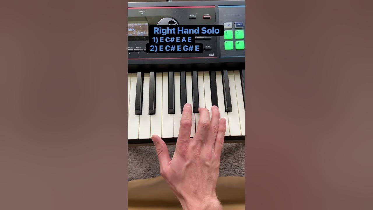Piano Tutorial - My Immortal by Evanescence in 58 seconds #piano #easy #beginner #pianotutorial