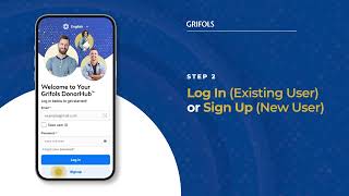 DonorHub™: Login or Sign Up