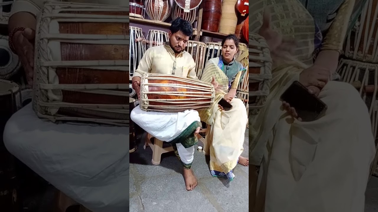 Neha tai M  Bhosale salekar . Guruji pakhavaj