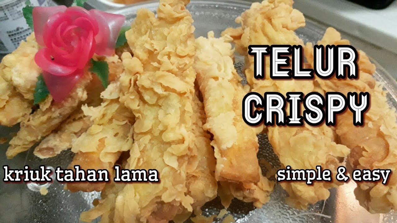 Resep Telur Crispy Renyah Tahan Lama YouTube