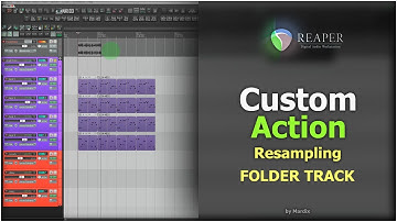 #customactions #Reaper7 custom action: Resampling - FOLDER TRACK