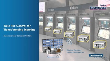 Advantech automatic fare collection AFC system