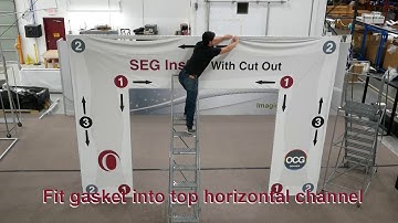 SEG Fabric Installation: Frame With Cutouts