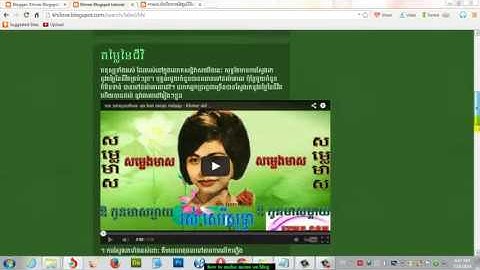 How to Create Label On Blogspot   Blogger Study Speak Khmer   2015 part 6   YouTube