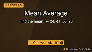 Can you beat the clock? Mean Average math challenge! 🔥