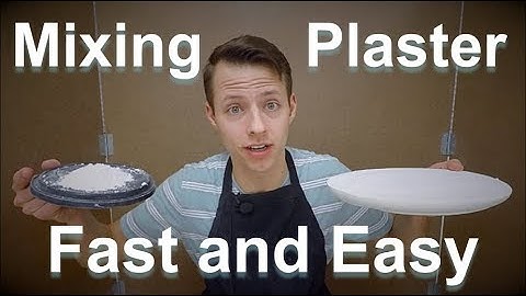 Ceramics - How To Mix Plaster For Making Molds and Bats