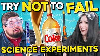 Try Not To Fail Challenge: 5 Amazing Science Experiments