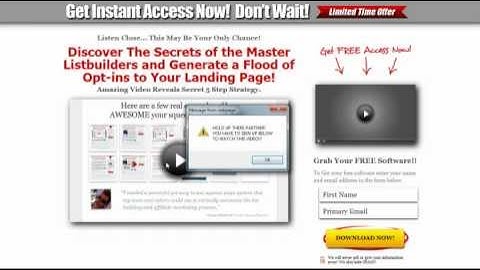 SQUEEZE PAGE TUTORIALS - VIDEO SQUEEZE PAGE SETTINGS