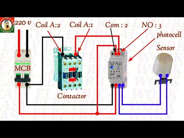 46+ Lighting Contactor Wiring Diagram With Photocell - SidneyMahdiya