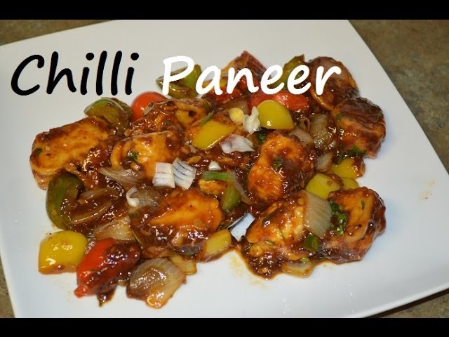 Chilli Paneer Recipe.Indo Chinese Cottage Cheese Delitious Dinner Video By Chawla